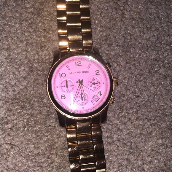 Michael Kors Parker Multi-Function Rose Gold-tone Ladies Watch